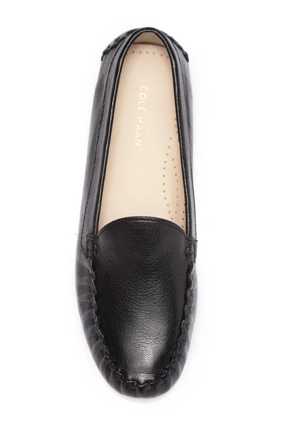 Shop Cole Haan Evelyn Leather Loafer In Black Leat