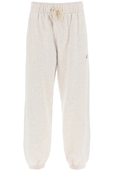 Shop Autry Melange Sweatpants With Logo Patch In Grey