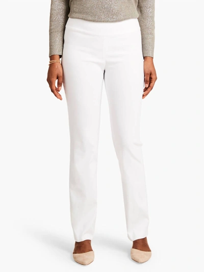 Shop Nic + Zoe Polished Wonderstretch Straight Pant 31" Inseam In Paper White
