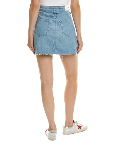 Shop Paige Jessie Mini Skirt In Blue