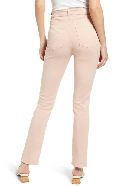 Shop Ag Mari Straight Leg Jeans In Vinte Pink