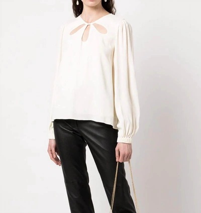 Simkhai Louie Crinkle Cut-out Top In Multi