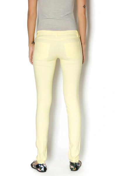 Shop Karlie Neon Jegging Pant In Neon Yellow