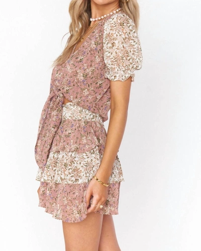 Show Me Your Mumu Amy Skirt In Floral Print Mix In Multi