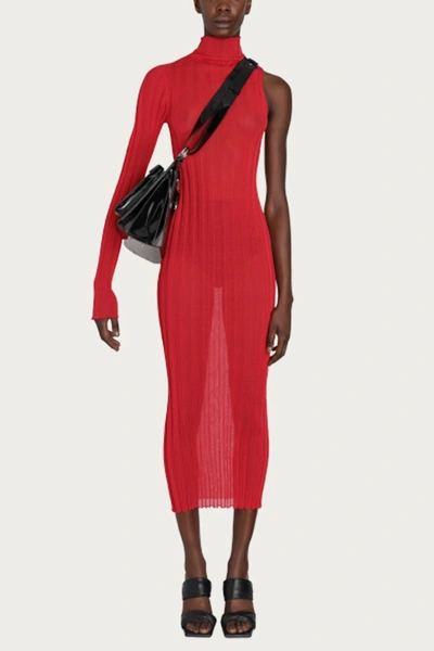 Shop Boyarovskaya Rosso Dress In Red