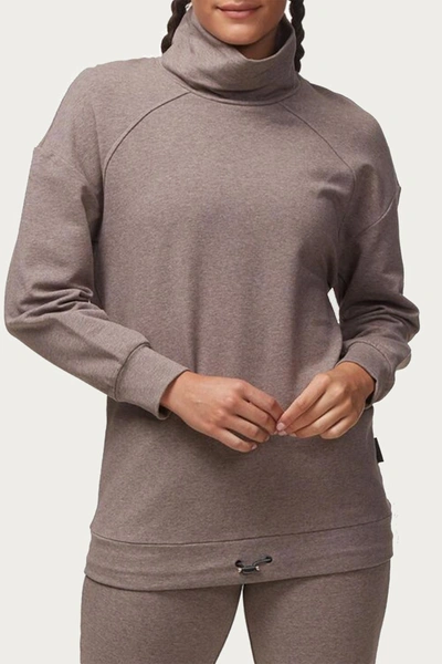 Shop Varley Morrison Sweater In Cinder In Grey