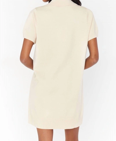 Shop Show Me Your Mumu Dexter Sweater Dress In Cream Knit In Multi