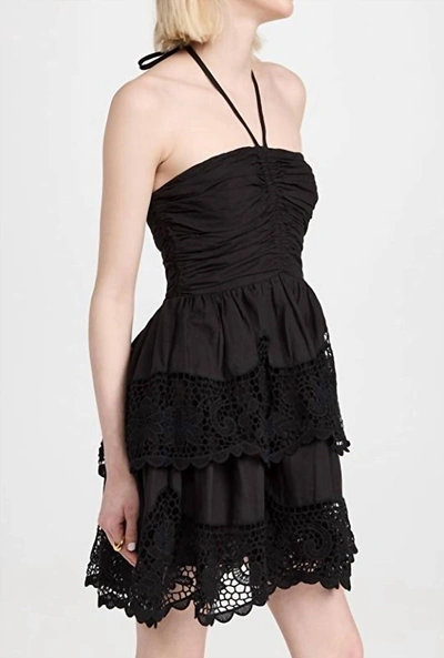 Shop Ulla Johnson Savannah Dress In Noir In Black