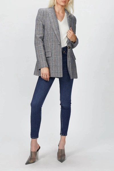 BEC & BRIDGE GARANCE BLAZER IN BLUE CHECK 