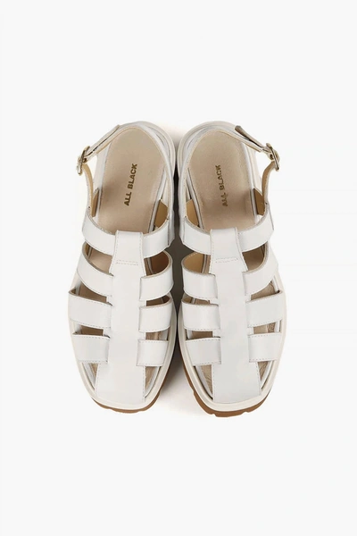 Shop All Black Women's Gladiator Max Lugg Sandal In White