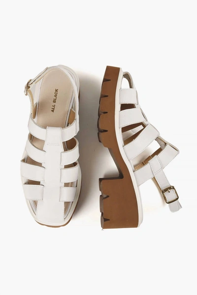 Shop All Black Women's Gladiator Max Lugg Sandal In White