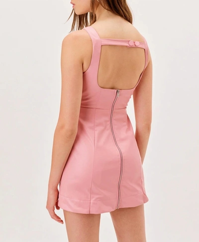Shop For Love & Lemons Talia Mini Dress In Pink