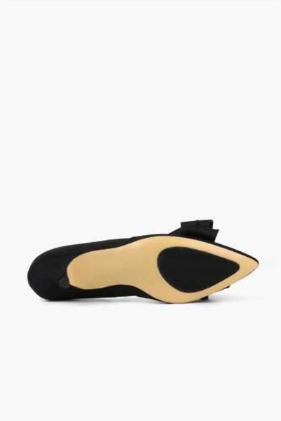 Shop All Black Women's Bow Bow D'orsay Heels In Black
