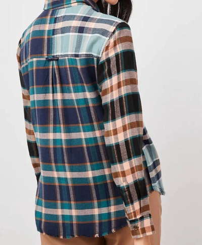 Rails Brando Patchwork Plaid Button Front Shirt In Multi