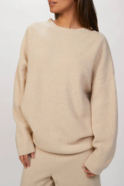 Shop In The Mood For Love Mille Tricot Sweater In Beige