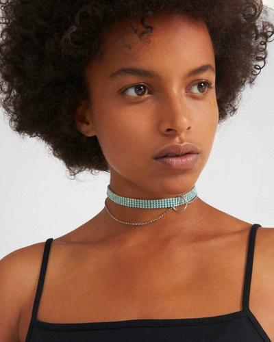 Justine Clenquet Clarence Choker In Silver