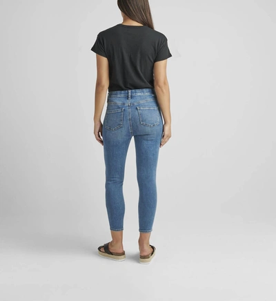Shop Jag Valentina High Rise Skinny Crop Pull-on Jeans In Boardwalk In Multi