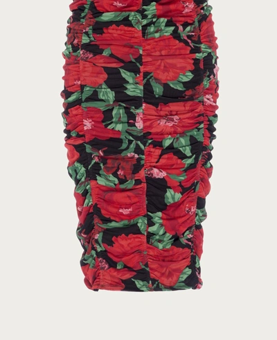 Shop Afrm Noha Skirt In Rouge Garden In Multi