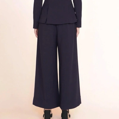 Shop Staud Cropped Caleb Pant In Navy In Blue