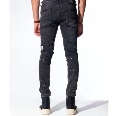 Gala Men's Decadence Denim Jean In Jet Black/combo In Multi