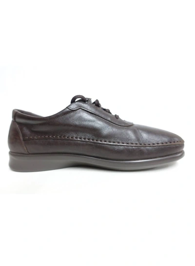Sas Women's Traveler Athletic Lace Up Shoe - Medium In Dark Brown In Brown