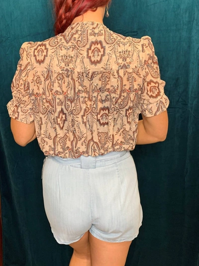 Bishop + Young Summertime Tencel Short In Chambray In Blue