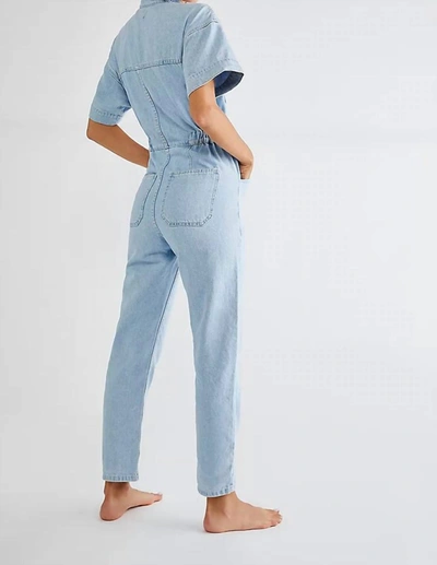Shop Free People Marci Coverall In Clear Skies In Multi