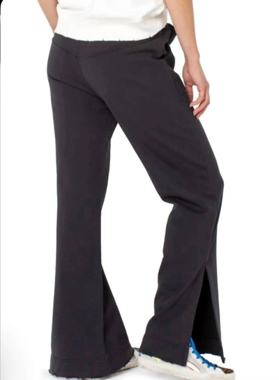 Serra The Chute Tie Waist Slit Pants Black Black In Multi