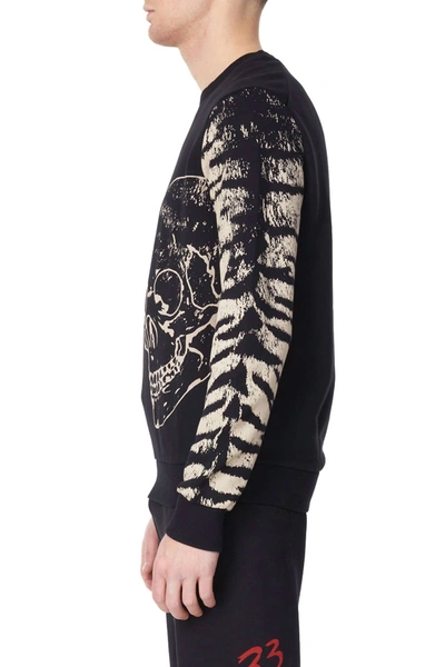 Shop Elevenparis Knit Printed Sweatshirt In Black