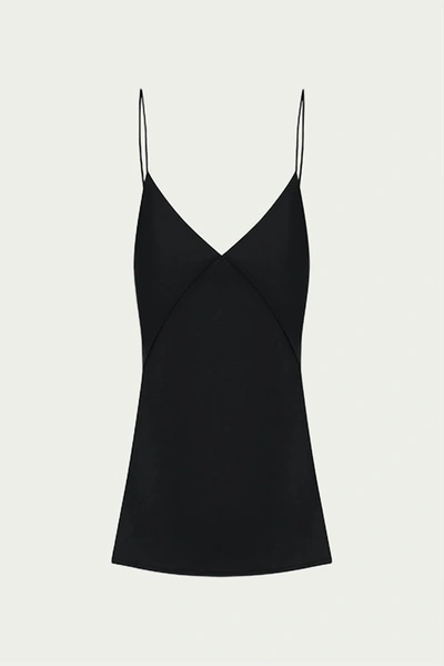 Shop Worn Florent Silk-twill Slip Mini Dress In Black