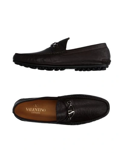 Mocassins Valentino Garavani Gentlegam Noirs Neufs - Taille 44 EU/10 US, Cuir, édition 2024