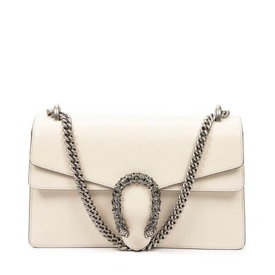 Shop Gucci Medium Dionysus Shoulder Bag In White