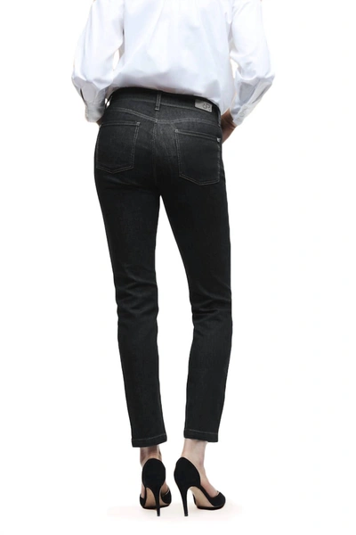 Raffaello Rossi Vic 7/8 Black Jeans In Black