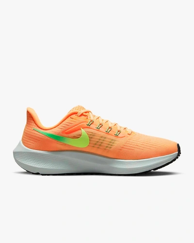 Shop Nike Women's Pegasus 39 Road Running Shoes - Medium Width In Peach Cream/total Orange/green Shock/ghost G In Multi