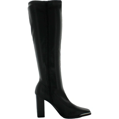 Bar Iii Haydin Womens Dressy Square Heel Knee-high Boots In Multi