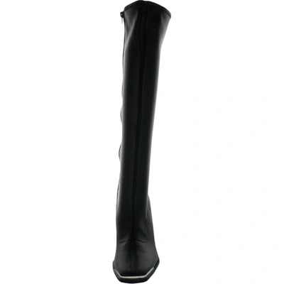 Bar Iii Haydin Womens Dressy Square Heel Knee-high Boots In Multi