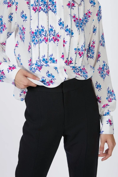 SMYTHE HIGH WAISTED SKINNY PANT IN BLACK TWILL 