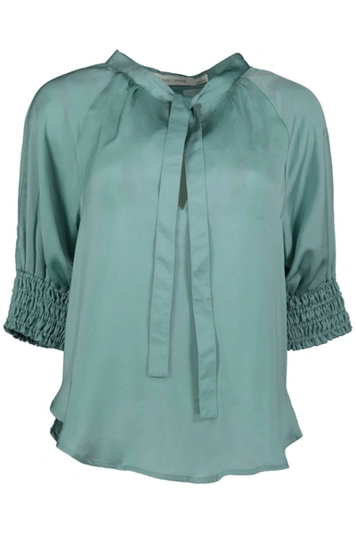 Shop Bishop + Young Harper Smock Top In Sea Glass In Multi