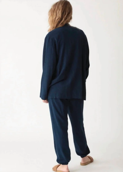 Electric & Rose Devon Blazer In Indigo In Multi