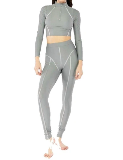 Shop Electric Yoga Oprah Legging In Grey