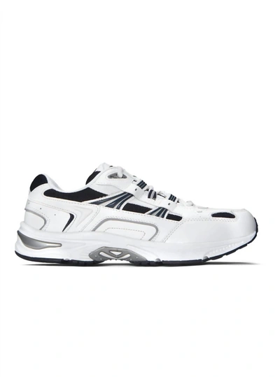 Shop Vionic Men's Classic Walker Sneaker - Medium In White/navy In Multi
