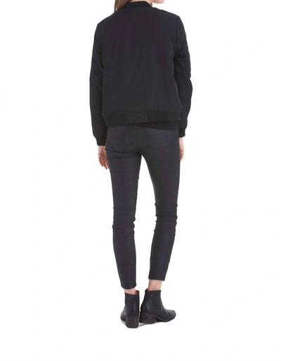 Love Token Jupiter Bomber Jacket In Black