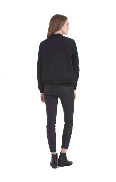 Love Token Jupiter Bomber Jacket In Black