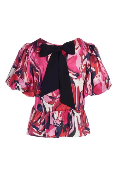 Crosby By Mollie Burch Angela Top In Aspen Print In Multi