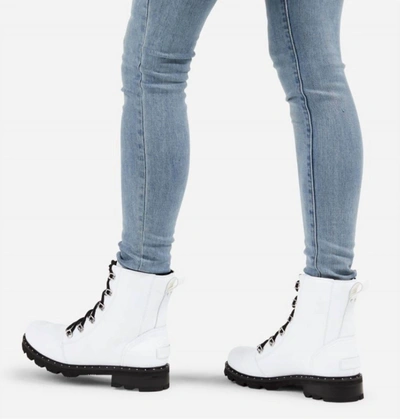 Shop Sorel Lennox Lace Boot In White