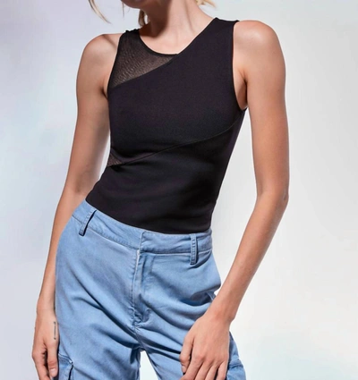 Shop As By Df Mason Cut-out Top In Black