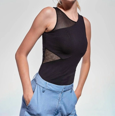 Shop As By Df Mason Cut-out Top In Black