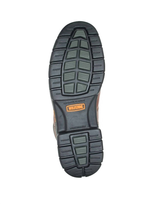 Wolverine Harrison 6-Inch Steel Toe Work Boot For Men – Size 14 4E, Brown Leather - View #12