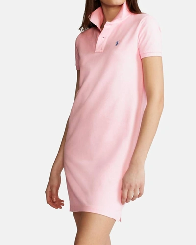 Ralph Lauren Cotton Mesh Polo Dress In Carmel Pink | ModeSens