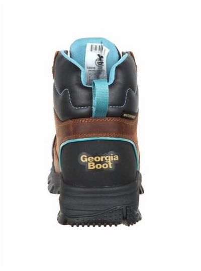 Shop Georgia Boot Blue Collar Women's Composite Toe Waterproof Work Boot - Wide Width In Brown